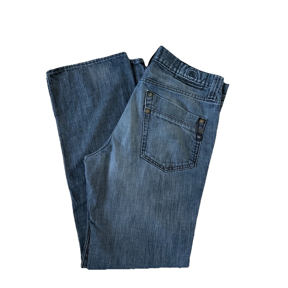 Rock And‎ Republic Devious Straight Leg Blue Jeans Mens Size 34x32 Denim EUC